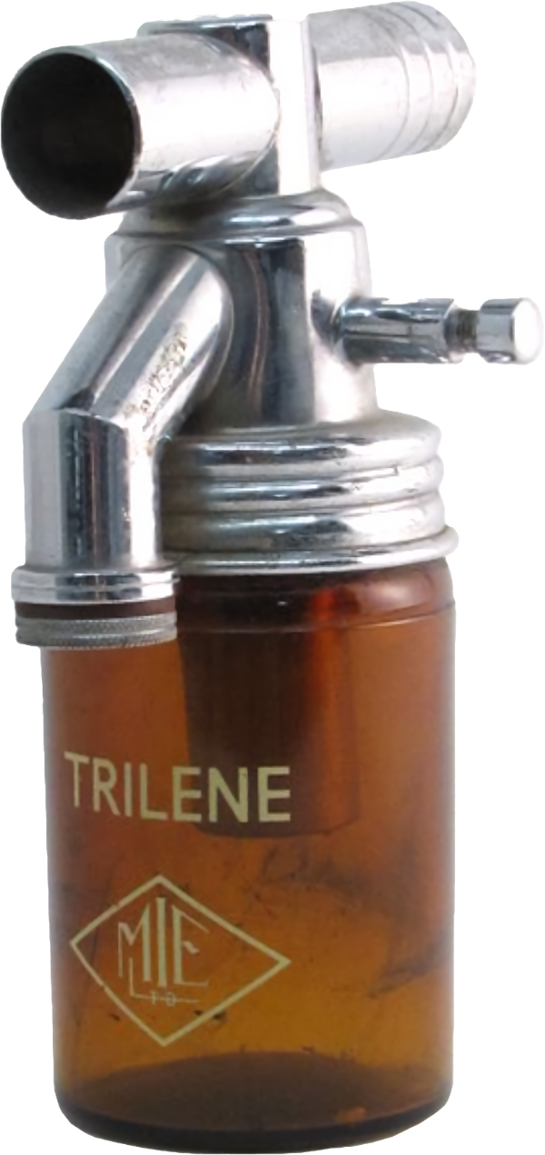 Vaporizador MIE de tricloroetileno (Trilene). 1945-1955.