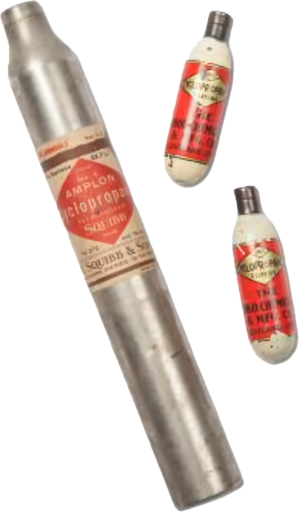 Tanques de ciclopropano ER Squibb. 1930.