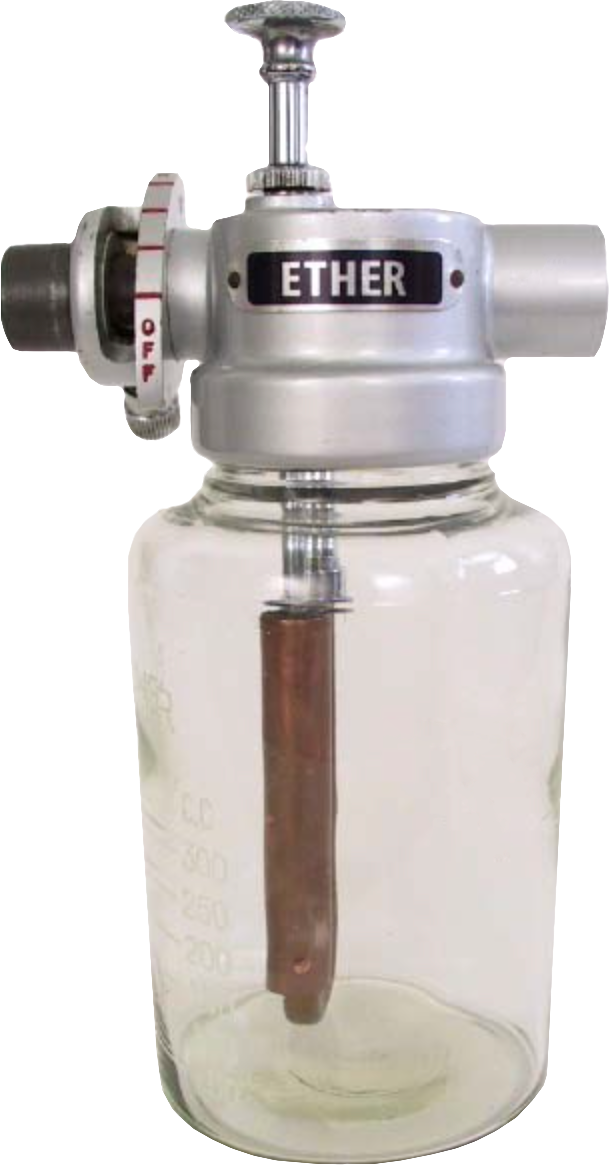 Vaporizador de éter (1940-1950).
